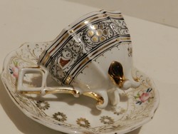 XIX.sz -i  csodálatos gyűjtői (kézi festett)  csésze szett. (Karlsbad)