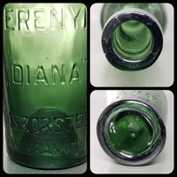 "Erényi diana sósborszesz franzbranntwein" zöld nagy sósborszeszes üveg 25,5 cm (893)