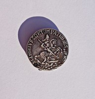 Érdekes valami, mester és fémjelzett Sárkányölő Szent György érmés tárgy