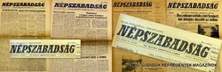 1974.12.01  /  NÉPSZABADSÁG  /  SZÜLETÉSNAPRA! RETRO, RÉGI EREDETI ÚJSÁG Szs.:  11257