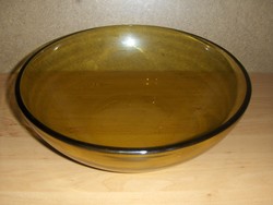 Borostyán üveg kínáló asztalközép (afp)