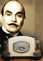 "Poirot Art deco kandallóórája"