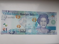 Kajmán-szigetek 1 dollár 2014 UNC további bankjegyek a kínálatomba a galérián