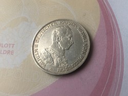 1914 Porosz ezüst 3 márka 16,7 gramm 0,900 gyönyörű darab