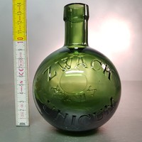 "Zwack Unicum" sötétzöld közepes likőrösüveg (899)