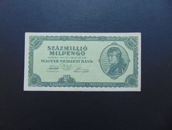 100 millió milpengő 1946 Szép ropogós bankjegy 