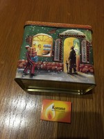 Pléh fém doboz Sopianae nosztalgia dohány doboz régi - Boldog Karácsonyt 