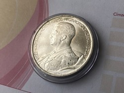 1939 Horthy ezüst 5 pengő gyönyörű,verdefényes darab
