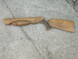 Rare Hunter Bow Rifle Arrow Rifle Carved Deer Brain New American Walnut Wooden Brain Rifle