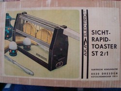 Retro NDK kenyérpiritó eredeti dobozában