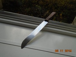 SVÉD ACÉLvintage kés fűrész fogas,fa nyéllel,KN ROSTFRI SWEDEN jelzéssel