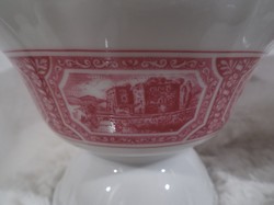 Porcelán - 6 db -  HENRICH - NAGY desszertes pohár - 3.5 dl - gyönyörű - hibátlan