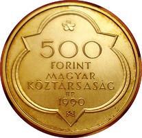 500ft 1990 Buda Civitas Regia  Ag Ezüst ! 