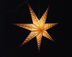 Karácsonyi ablakdísz,csillag alakú fény dekoráció,IKEA-s