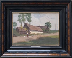 Endre Komáromi kacz (1880-1969) painting with original guarantee