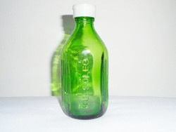 Retro gyógyszertári gyógyszeres üveg palack KÜLSŐLEG felirattal - 200 ml - 1970-es évekből