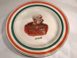 Ferenc József tányér 