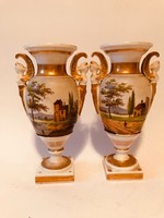 19.sz-i Párizsi porcelán váza pár