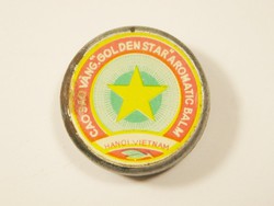Retro Vietnám balzsam doboz tégely - Cao Sao Vang Golden Star Aromatic Balm Hanoi Vietnam - 1970-es