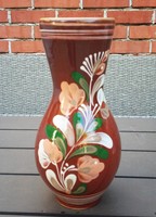 Nagyobb kerámia váza, Sárospataki, nagyon szép és hibátlan 26,5 cm