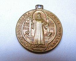 Francia katolikus medál 1880.