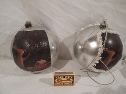 Christmas tree decoration - large - diameter 14 cm - plastic - store - can be further decorated