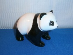 Extrém ritka Hollóházi porcelán panda maci