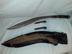 Antik indiai tőr kard - Kukri - jelzett eredeti csak AsiaHome részére