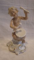 Schaubach Kunst porcelán dobos gyermek