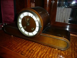 Nagyon szép antik Art Deco működő kandalló óra