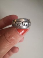 delux részére-Ezüst elefántos gyűrű