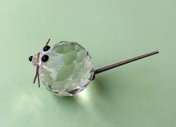 Collectible crystal mouse