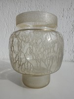 Old butter-colored lamp shade - lamp shade