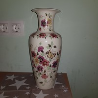 Zsolnay pillangó mintás váza 34 cm