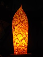 Hatalmasnak mondható világhírű  Antonió Salviati  fújt vastag üvegből  csodás darab 60 cm 