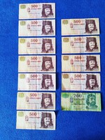 1,-Ft 2006-os 500 Ft-os bankjegy 1956-os emlékére