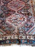 Iráni Shiráz szőnyeg - MADÁR MINTÁS !! - 135x180 cm