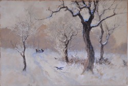 Neogrády Antal (1861-1942): Téli tájkép