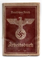 III. Birodalom náci német Munkakönyv 1941