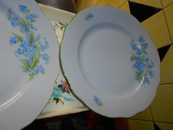 2 db  Zsolnay nefelejcs mintával  lapos tányér 1400/ db  23,5 cm