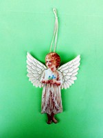 Dona Gelsinger porcelán angyal dísz, ritka limitált sorszámozott 