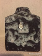 ES jelzéssel művészi samottos kerámia váza - art design ceramic vase (HC)