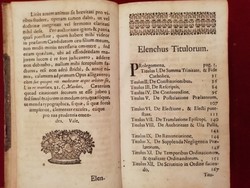 Juris Canonici Compendium. 1736  R. P. Vitus Pichler S. J. 