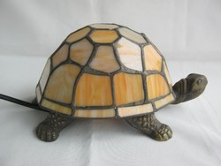 Tiffany jellegű teknős lámpa