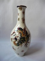Zsolnay főnix madaras váza 