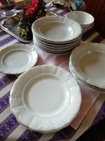 Régi Zsolnay porcelán paraszt tányér