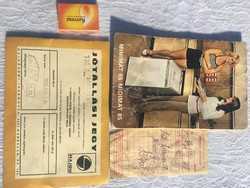 Hajdú mosógép Minimat 65 Típusú retro - jótállási jegy 