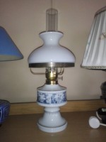 Wallendorf porcelán lámpa, petróleum lámpa