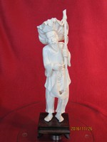 Antique bone sculpture fisherman approx. 100 years old