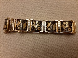 Toledo 24k gold plated bracelet, bracelet 21.5 cm